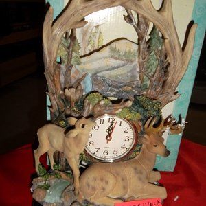 New Deer Clock With box